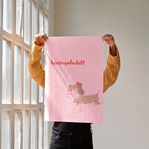 Dachshund Poster | Dachshund Wall Art | Cute Sausage Dog Print | Funny Dog Illustration | Gift for Dog Lovers | Pet Poster image 6