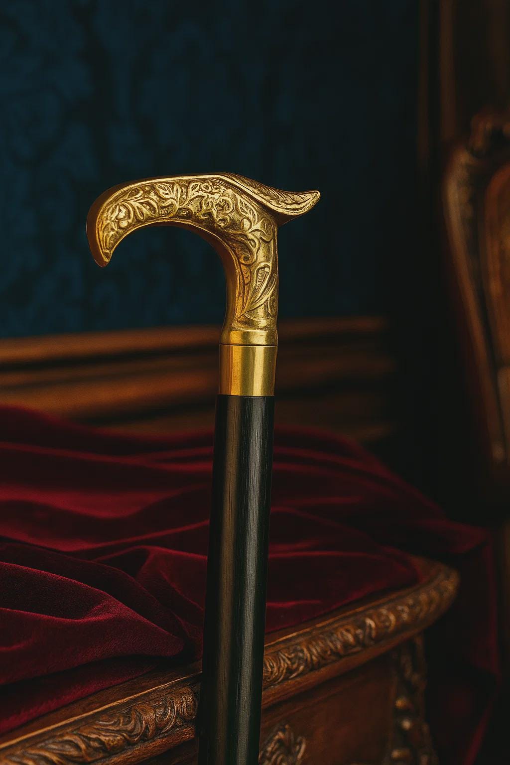 Antique Brass Eagle Handle Walking Stick Handmade Cane Top