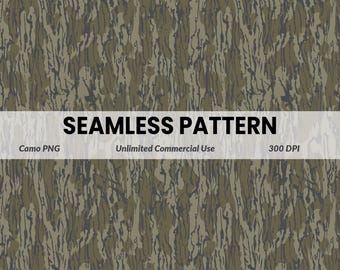 Groen gewassen Woodland Bark Camo naadloos patroon | bodemcamouflage, png PNGEgg | Boomschors militair digitaal papier | Buitenkunst jagen