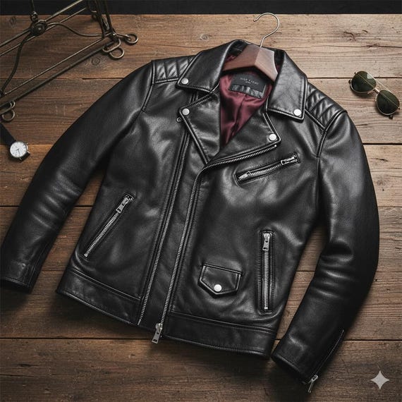 Men's leather jacket