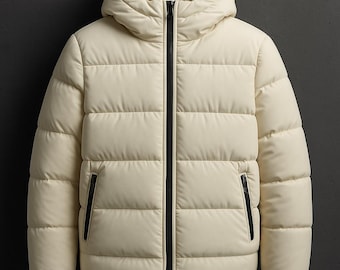 Men's hooded puffer jacket