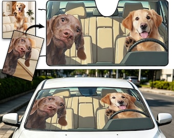 Parasol personalizado para coche, protector de parabrisas personalizado para vehículo. Diseña tu propio texto, imagen, foto o logotipo publicitario para tu negocio.