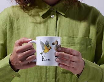 Subtle FDT Mug, Anti MAGA Bird Mug, Liberal Democrat Mug, Funny Political Mug, Bird Gift Mug, Democrat Gift Mug, Protest coffee cup