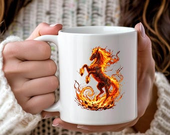 Year of the Fire Horse Mug,Chinese New Year,Fire Horse,Horse lover Gift