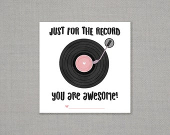 Record Classroom Valentine  - Digital File