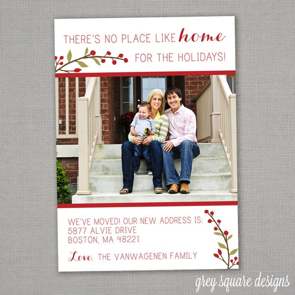 Christmas Card - No Place Like Home for the Holidays