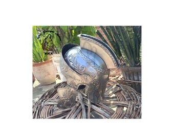 Hełm pretorianina rzymskiego – stal kalibru 18, rekonstrukcja – starożytna rzymska zbroja do LARP-ów