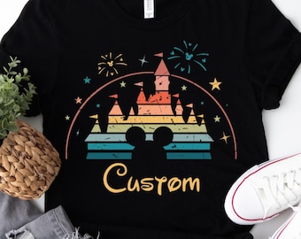 Personalized Disneyland tee shirt,Disney group shirt, Disneyworld shirt, Family Disney shirts, Custom Disney name shirt, Disney trip shirt