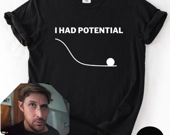 Comfort Colors® Dr Grace'sI Had Potential Shirt, Project Hail Mary T-shirt, Jazz Hands, Funny Science Shirt, Geek Humor Tee, Book Lover Gift