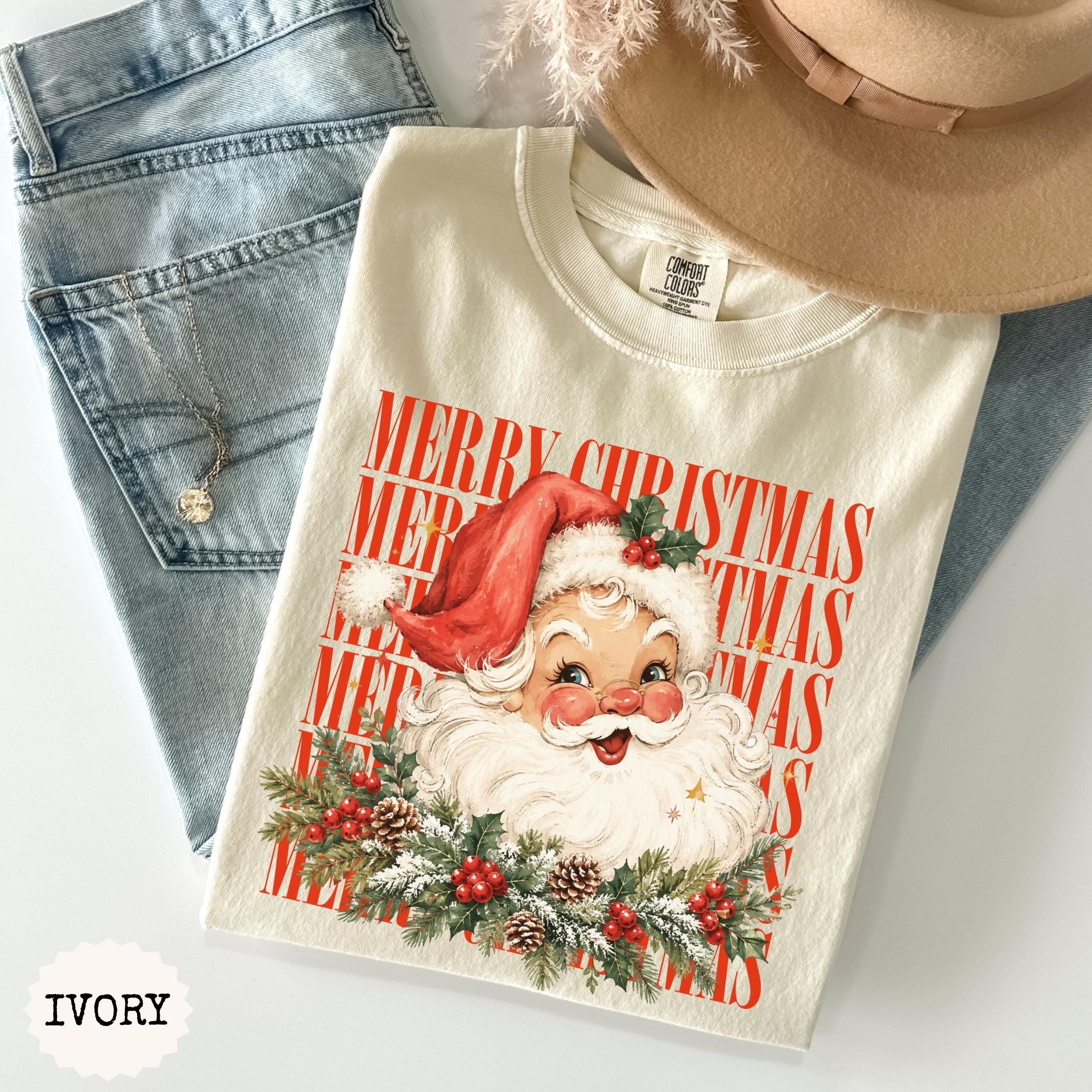 イニシャル 女の子 サンタ スタイ x'mas Xmastee - Etsy