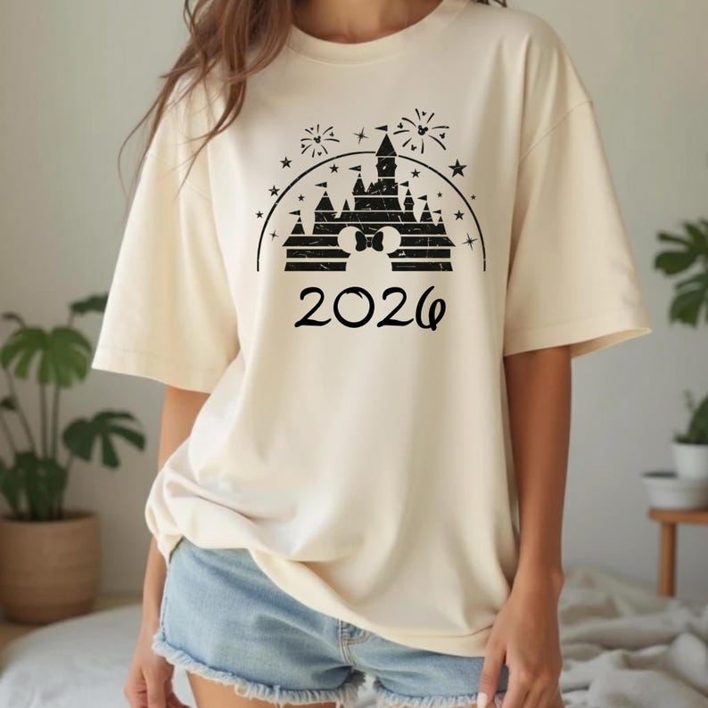 Disney 2026 Shirt, Family Disney Trip Shirts, Disneyworld Outfit, Mickey Minnie Shirt, Disney Vacation Tee, Matching Family Disneyland Shirt image 2