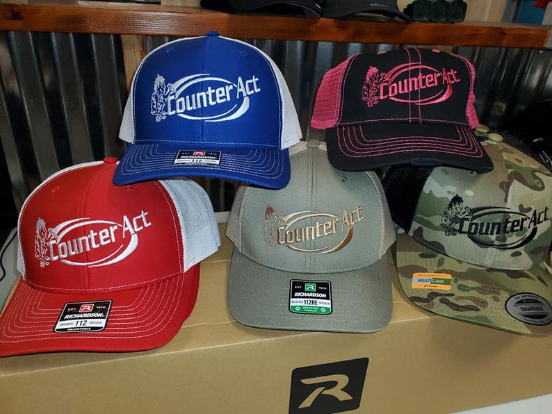 Custom Embroidery Hat Logo, Company, Trucker, Personalized, Racing