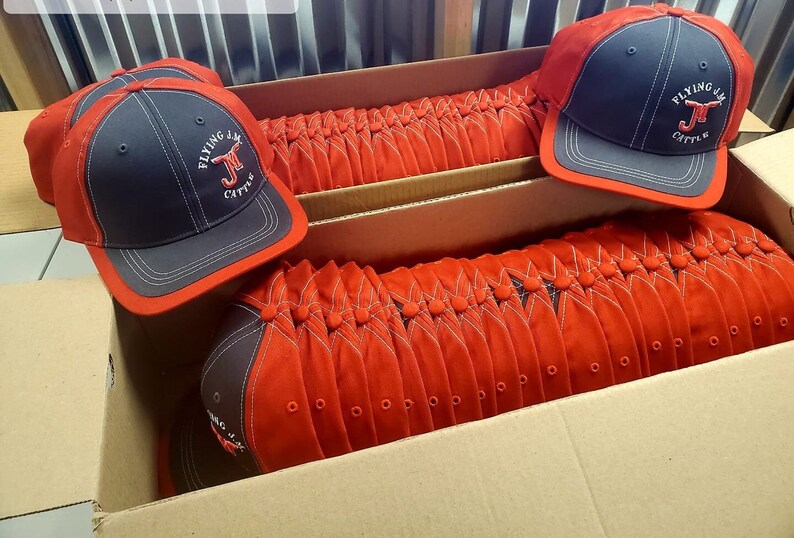 Custom Embroidery Hat Logo, Company, Trucker, Personalized, Racing