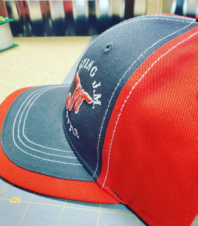 Custom Embroidery Hat Logo, Company, Trucker, Personalized, Racing