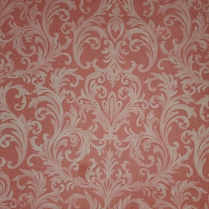 Roses on the Vines  by Marti Mitchell for Maywood studio pink on pink damask OOP