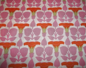 Free Spirit Beautiful Mod Lilly Print by Tanya Whelan 1/2 or 1 yard cotton fabric
