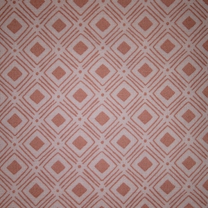 Tea with Bea von Katherine für Riley Blake geometrische quadrate mit raute auf blush Hintergrund Baumwollstoff Teetassen, Blumen, tea time