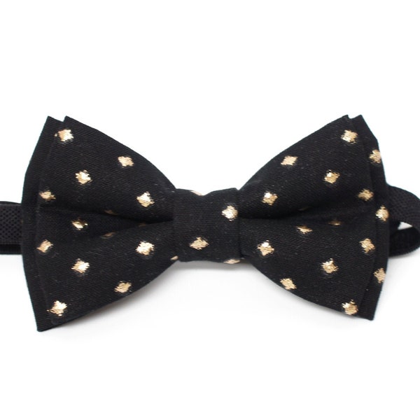 Black and Gold Tie - Etsy