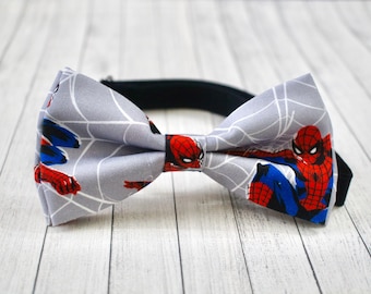 SPIDERMAN - comic book, superhero bow tie - pre-tied bowtie for all ages