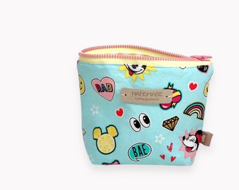 Mini Mickey pouch l Coin Purse, Sanitary pad pouch, Mini Makeup Bag, Personalized wallet, Cute small change wallet, Cosmetic Organizer