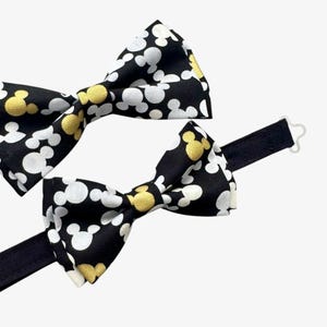 Gravata borboleta Mickey para meninos, crianças pequenas, bebê l gravata borboleta pré-amarrada l casamento l adereço para foto