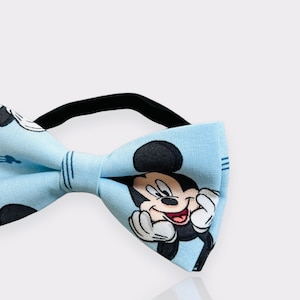 Gravata borboleta Mickey para meninos, crianças pequenas, bebê l gravata borboleta pré-amarrada l casamento l adereço para foto