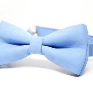 Periwinkle Blue Bow Tie for Boys, Toddlers, Baby Pre Tied Bowtie ...