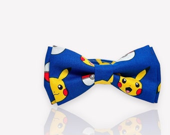 Pokemon Pikachu - comic book, character bow tie - pre-tied bowtie for all ages