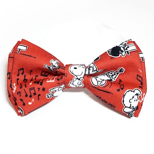 SNOOPY MUSIC Bow Tie for Boys, Toddlers, Baby l pre-tied bow tie l wedding l photo prop