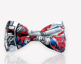 SPIDERMAN - comic book, superhero bow tie - pre-tied bowtie for all ages