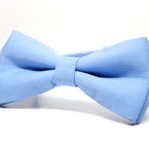 Periwinkle Blue Bow Tie for Boys, Toddlers, Baby Pre Tied Bowtie ...