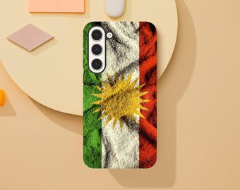 Custodia rigida per telefono con bandiera, protezione a doppio strato