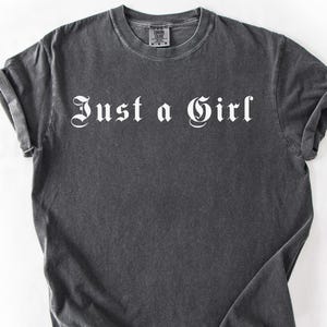 Comfort Colors® Vintage-Inspired Rock Shirt,Just a Girl