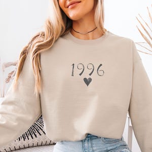 30th Birthday Sweathirt, Thirtieth Anniversary, 30th Birthday Gift, In My Thirties Era, Since 1996, Chapter 30, Custom Year, Married in 1996