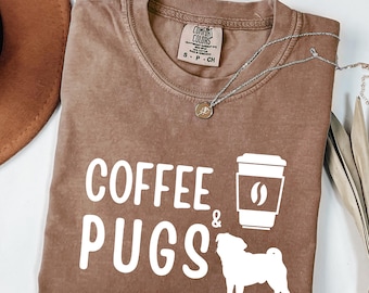 Sudadera con capucha para carlino, sudadera con capucha para carlino, camiseta para mamá carlino, regalo para amantes de los carlinos, suéter para mamá carlino, ropa para dueños de carlinos, suéter con capucha para café y carlinos