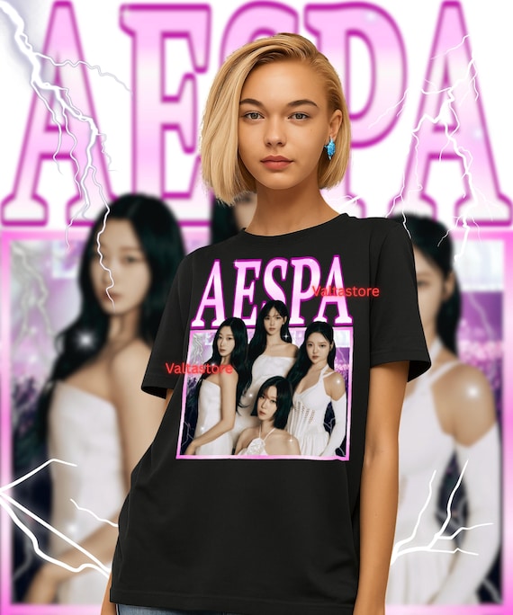 AESPA Drama Comfort Colors T-shirt, Vintage Y2K Graphic Tee - Etsy