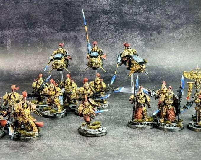 2000 Point Adeptus Custodes Pro Painted Army Commission Service Warhammer 40k