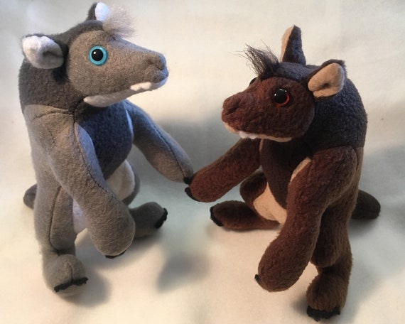 peluche loup garou