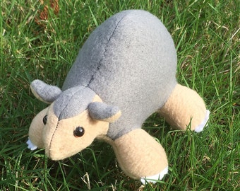 Ancient Armadillo / Glyptodont Plush