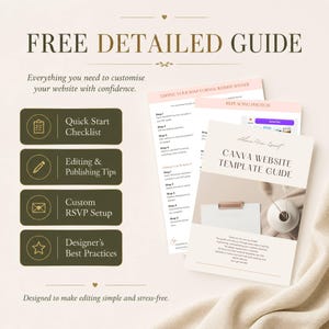 Elegant pink bow baby shower website invitation with registry.