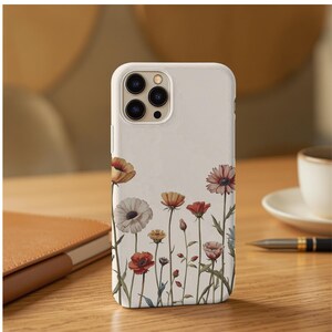 Summer phone case, spring Flower light pink case for iPhone & Samsung