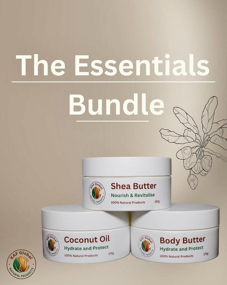 The Vanilla Bundle - A Scented Skincare Trio of Shea Butter, Coconut ...