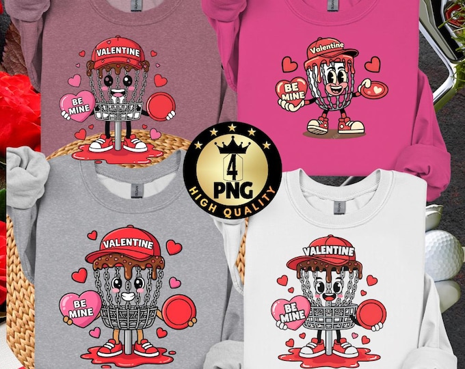 Disc Golf Valentine Png, Player Hearts Costume Drip Design, Disc Golf Lover Gift, Valentines Day Png, Sublimation Clipart Digital Download