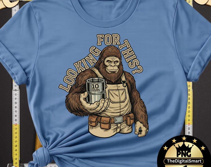 Bigfoot 10mm Socket PNG, Funny Mechanic PNG, Sasquatch Auto Repair  PNG Design, Garage Humor Sublimation, Digital Download