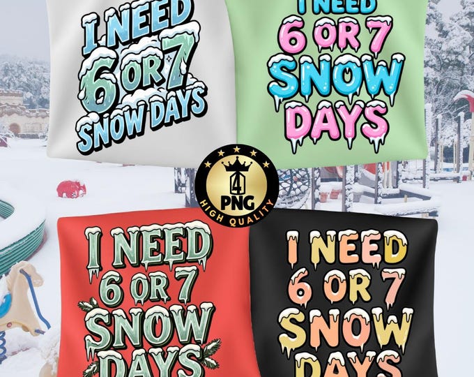 Funny Teacher Snow Day Quotes PNG Bundle (Digital Download)