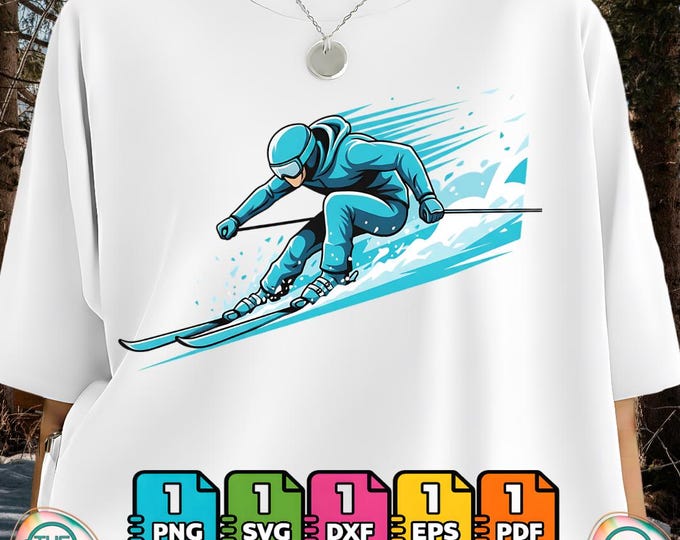 Ski Freestyle Skiing Freeski Winter Sports Skiers Png Svg Digital Download for Commercial Use