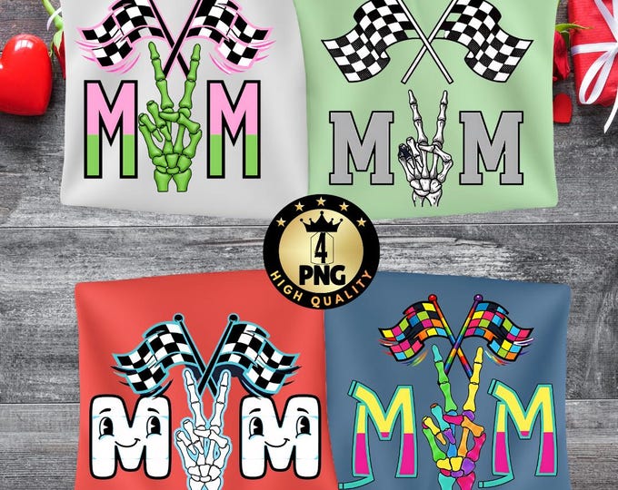 Mama of The Bad to The Bone 2nd Birthday Png, Retro Skeleton Peace Hand Mom Birthday Shirt Design, Funny Skull Digital Download