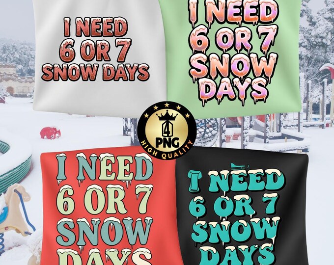 Funny Teacher Snow Day PNG Bundle: Winter School Humor Clipart (Digital Download)