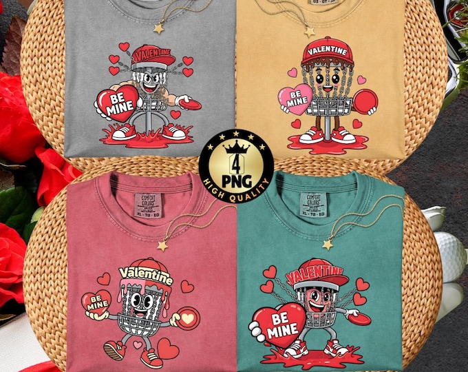 Disc Golf Valentine Png, Player Hearts Drip Design, Valentines Day Sublimation Clipart, Disc Golf Lover Gift Digital Download