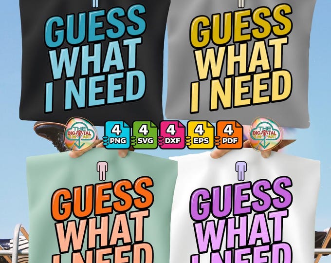 Silhouette Humorous Guess What I Need Headless Man Png Funny Quote Svg  Digital Download
